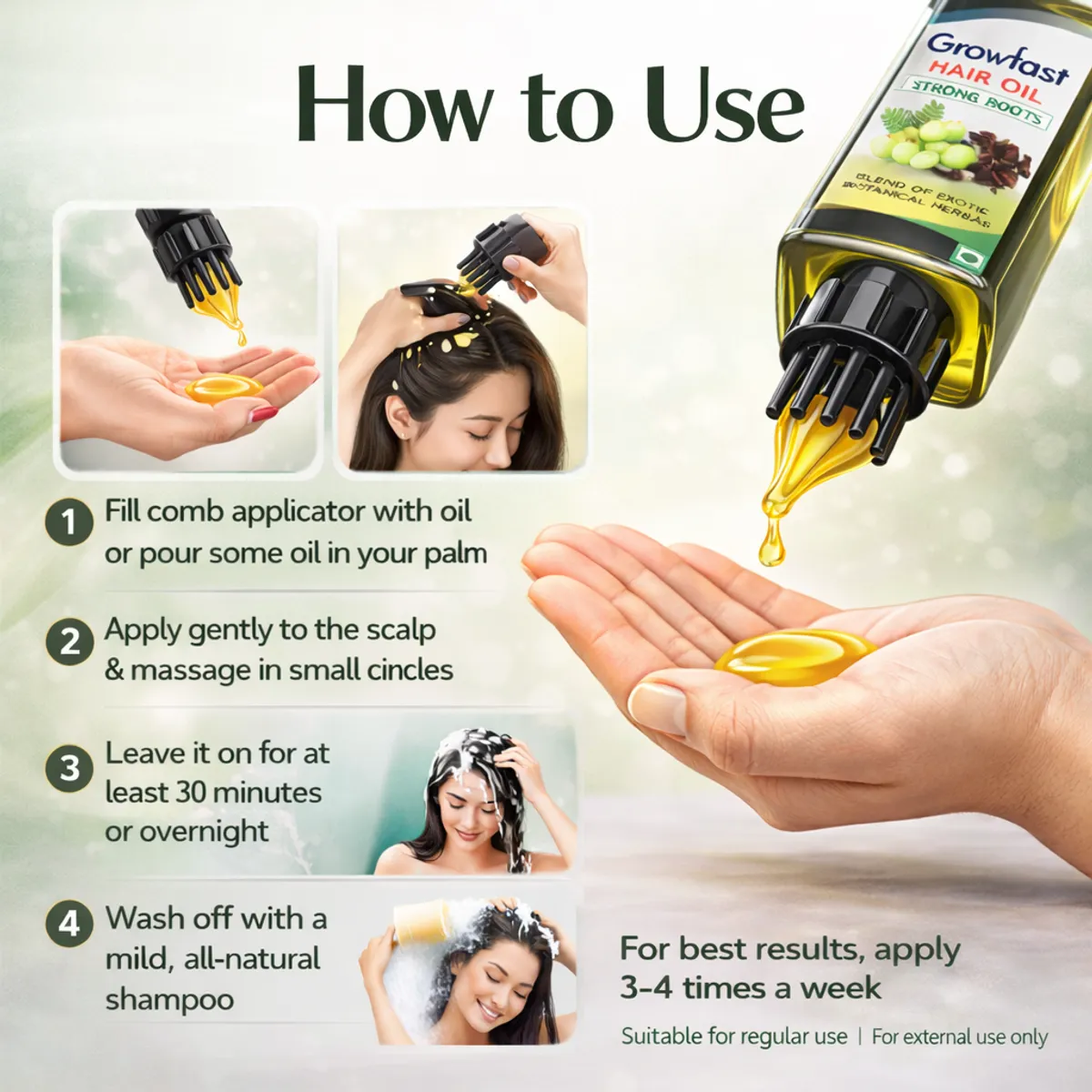 Grow Fast Hair Oil  - Image 4