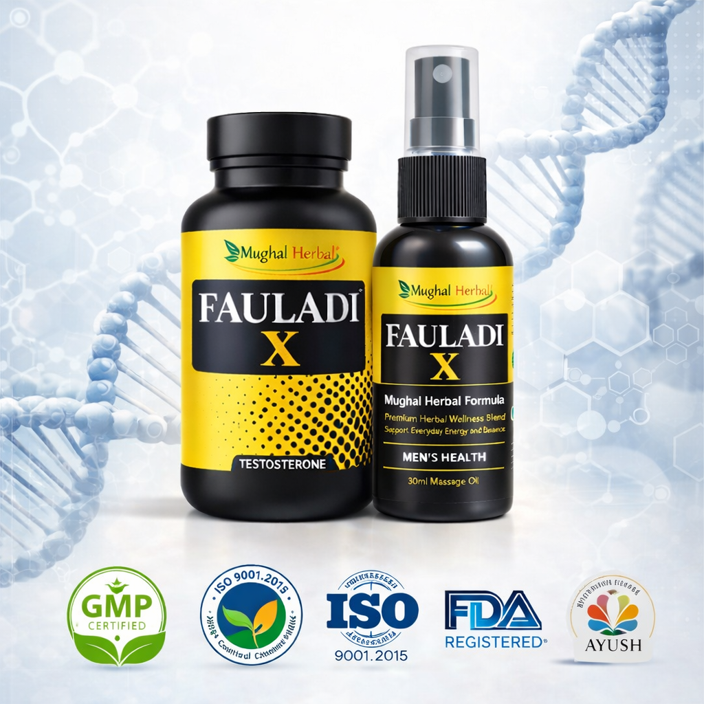 Fauladi X Capsule & Ayurvedic Massage Oil for Men - Image 3