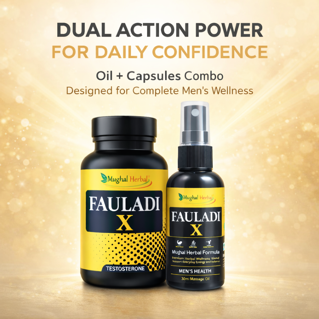 Fauladi X Capsule & Ayurvedic Massage Oil for Men - Image 4